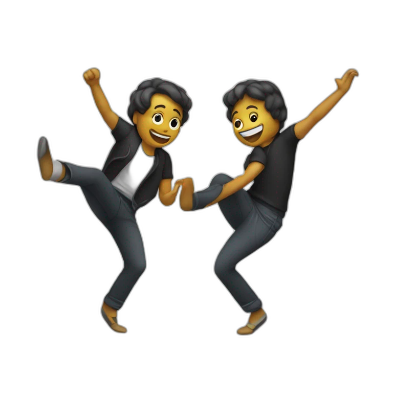 Chat qui danse emoji