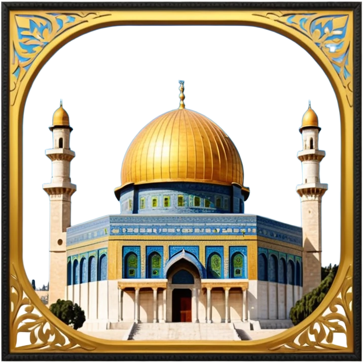 Dome of the rock, Palestine emoji