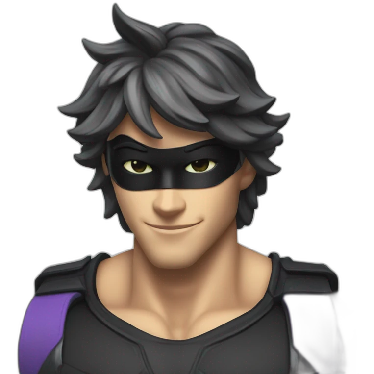 Chat noir miraculous musclé emoji