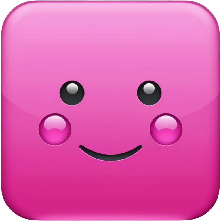 Pink Square emoji