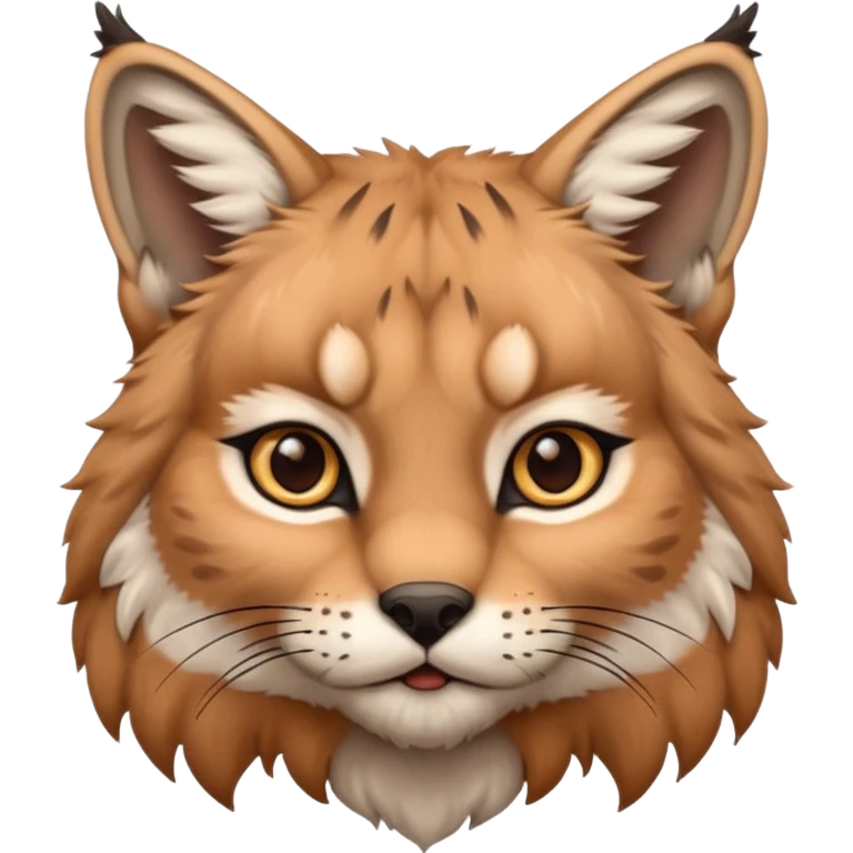 Cute lynx emoji