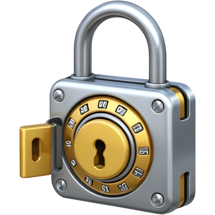 Generate a lock that opens and closes emoji