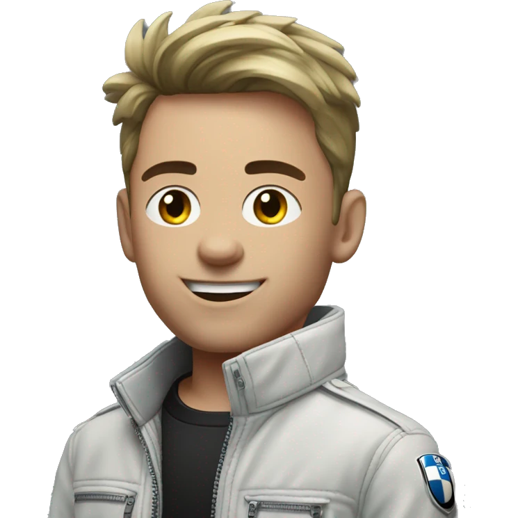 Sigma Boy in bmw m4 emoji