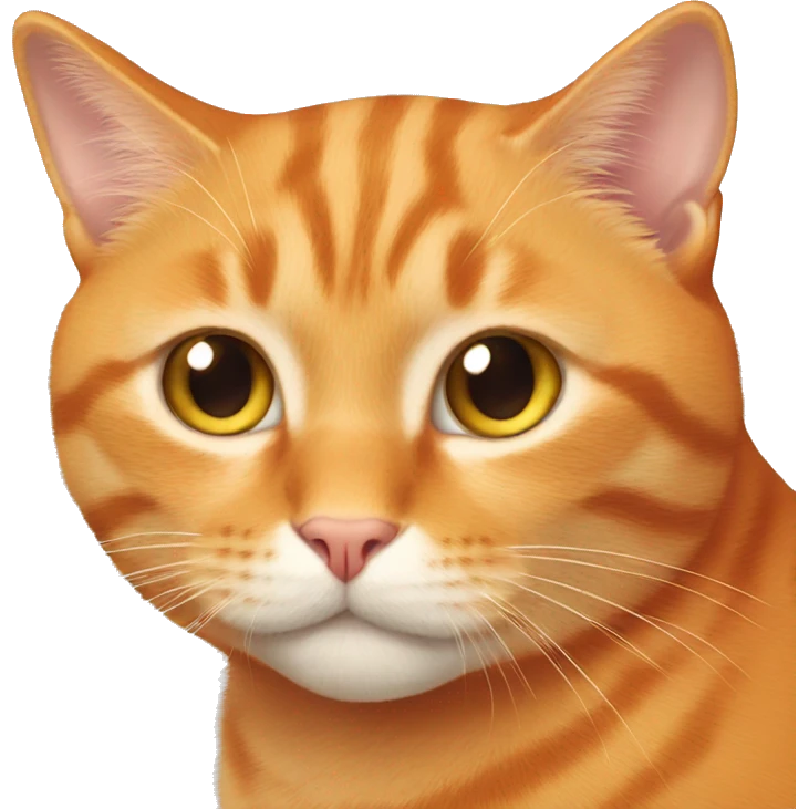 Orange cat emoji