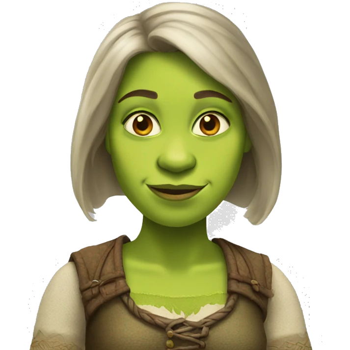 female Shrek emoji