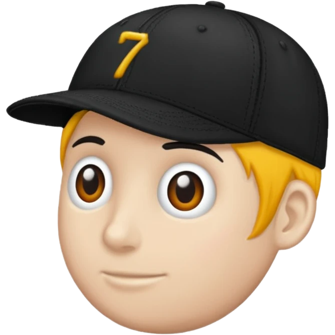 A black cap with 701  emoji