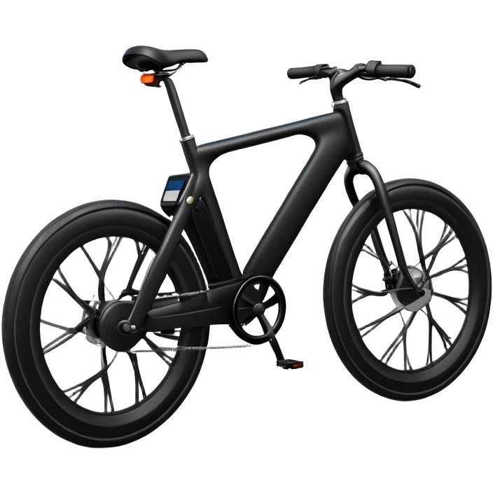black electric bicycle emoji