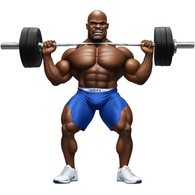 Ronnie Coleman squats 800 emoji