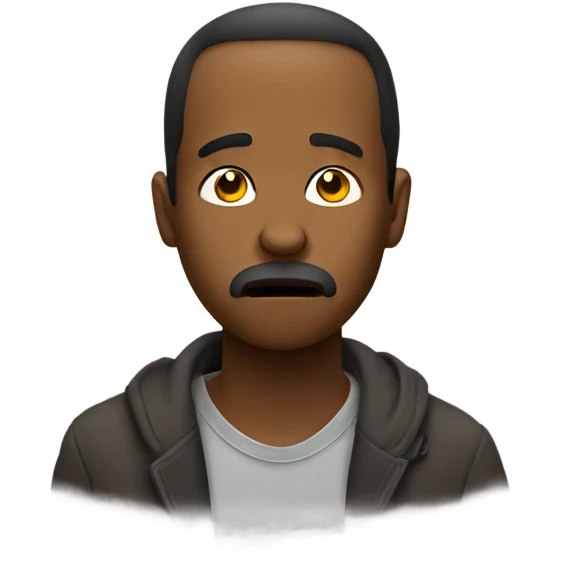 Bored and indifferent emoji