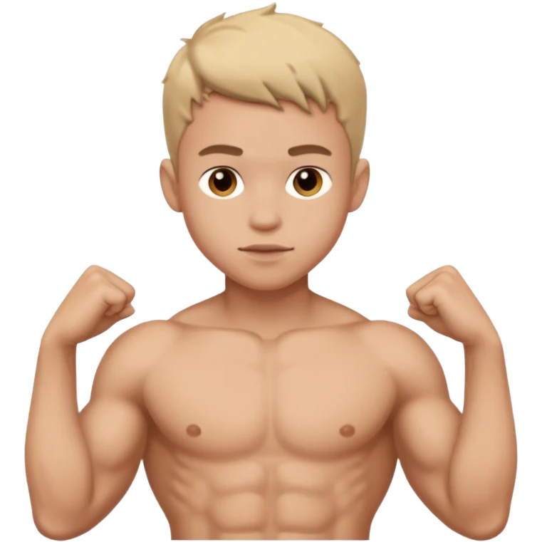 Full Frontal Nude Body, Of An Teen Man. emoji