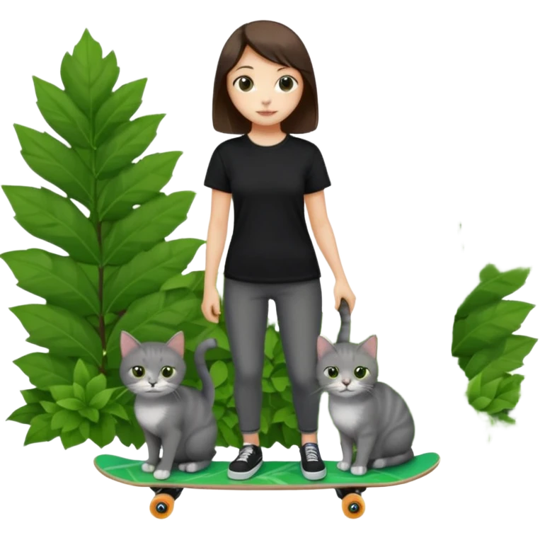 🛹🌿🖤👩🏽🐈 la ragazza piu con pelle choara emoji