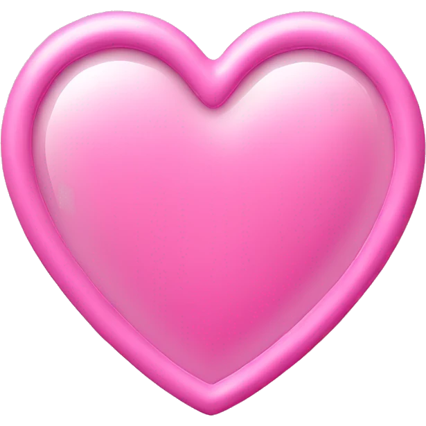 large pink heart mirror emoji