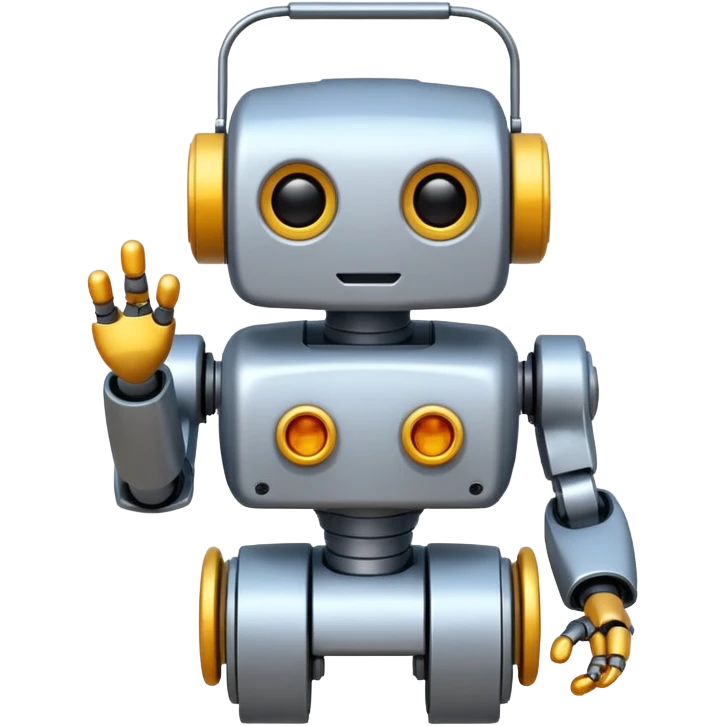 robotic stmoach emoji