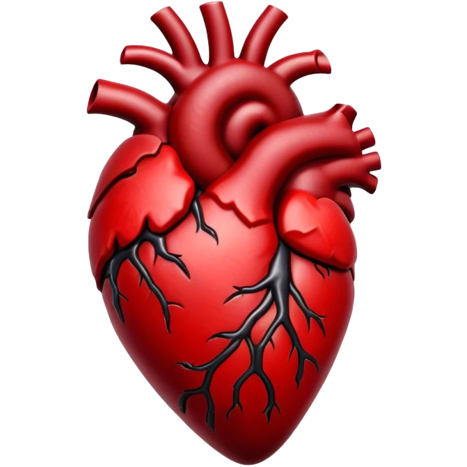 Gothic anatomical heart emoji