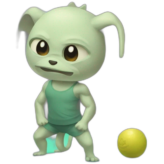 Grogu gym emoji