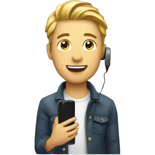 recording video with phone emoji