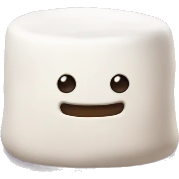 marshmallow plain emoji
