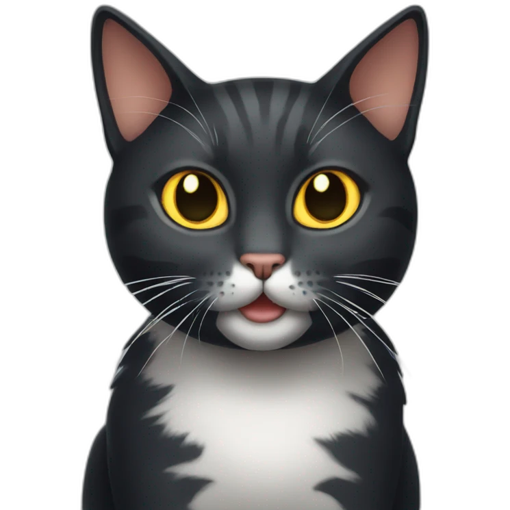 spooky Halloween cat emoji