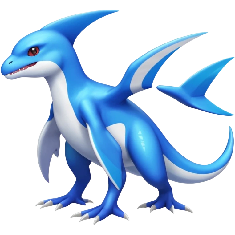 Shiny Koraidon-Latios-Salander-Fakémon-hybrid-creature (full body)  emoji