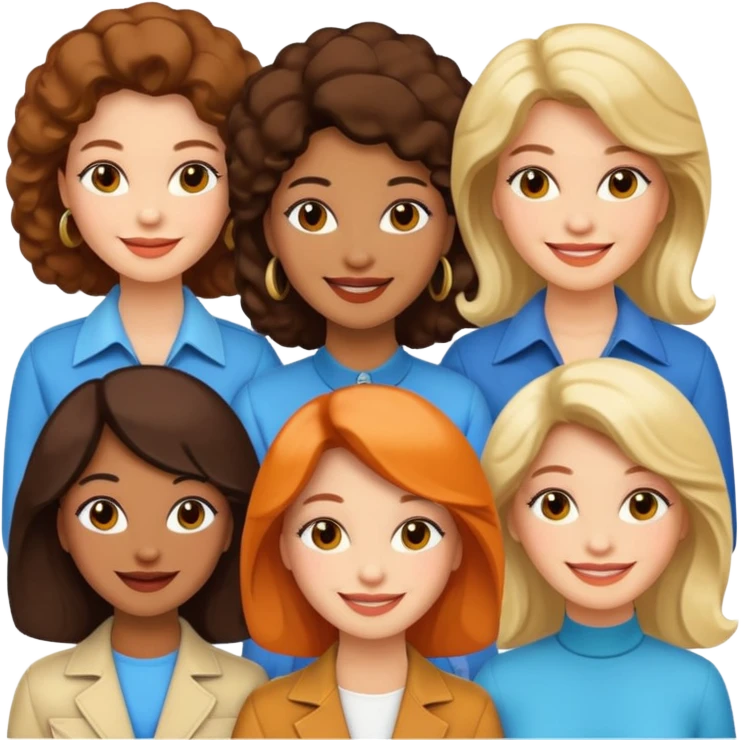 70s 80s women emoji