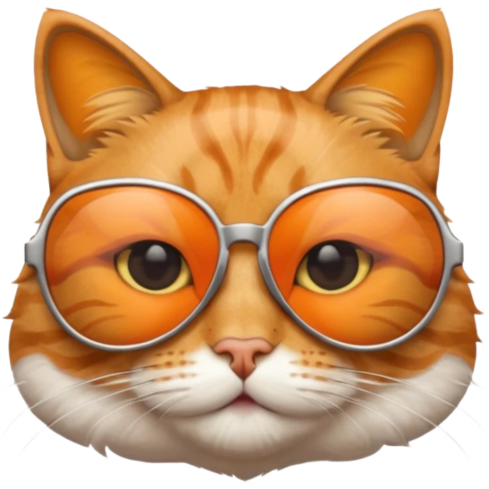 Cat wearing sunglasses emoji