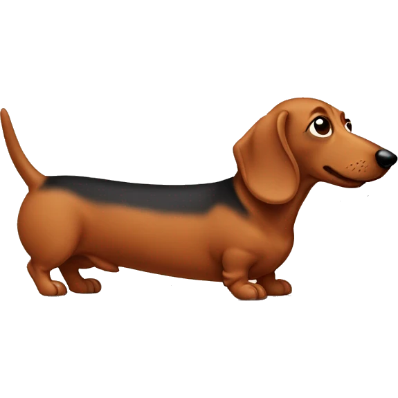 Sausage dog emoji