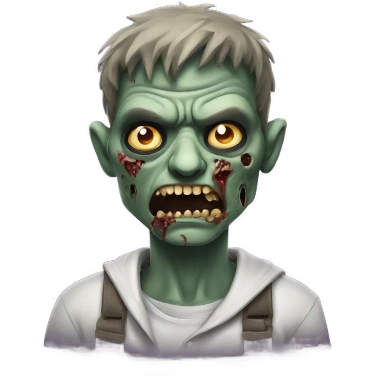 Cool zombie emoji