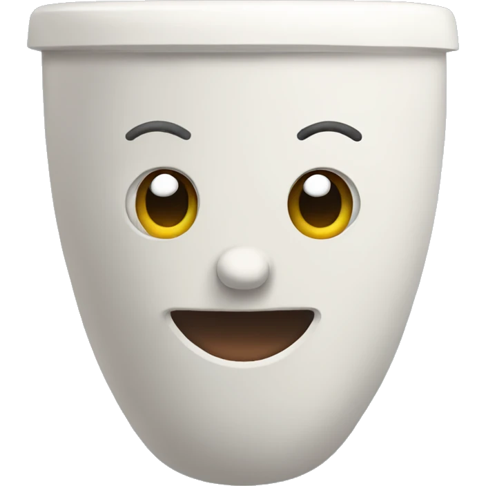 Toilet smiling emoji