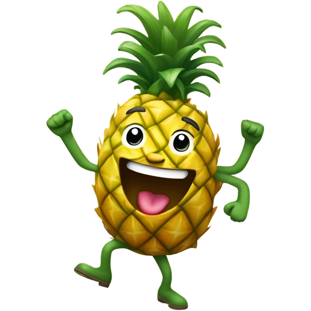 Dancing pineapple  emoji