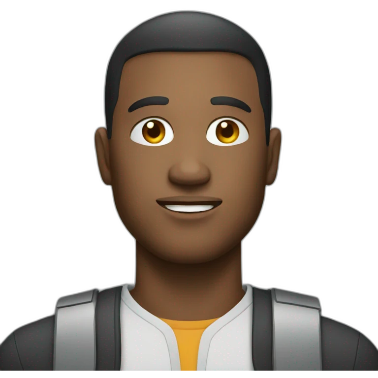 Man using Ai emoji