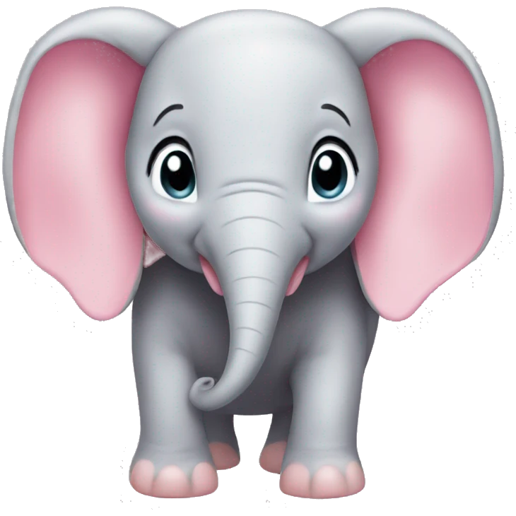 Dumbo pink emoji