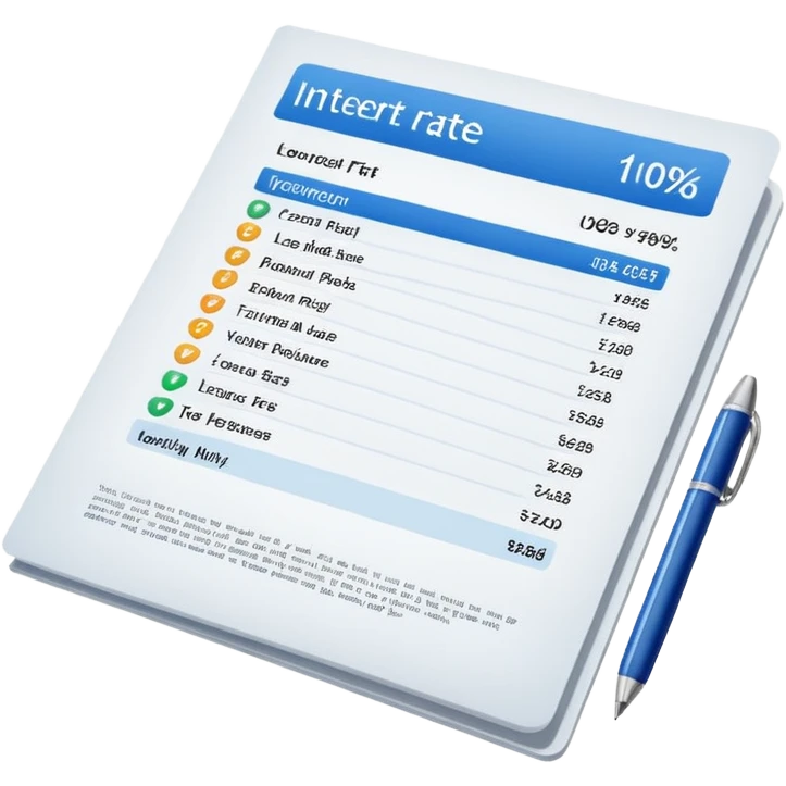 Interest rate declaration emoji