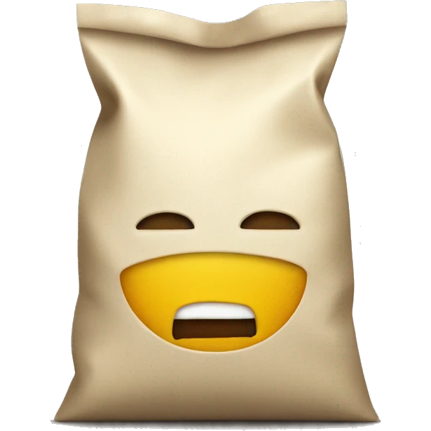 powered sugar in bag emoji
