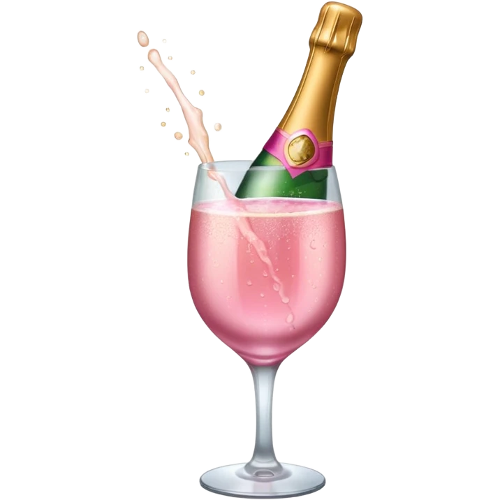 pink champagne bottle emoji emoji