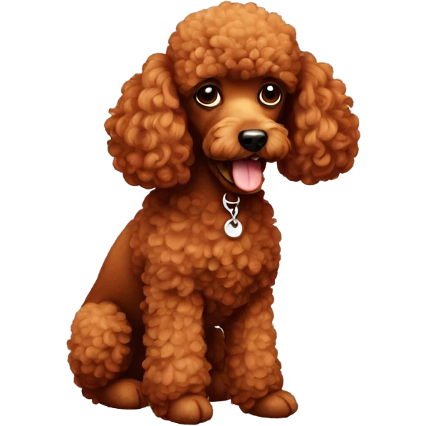 red poodle emoji