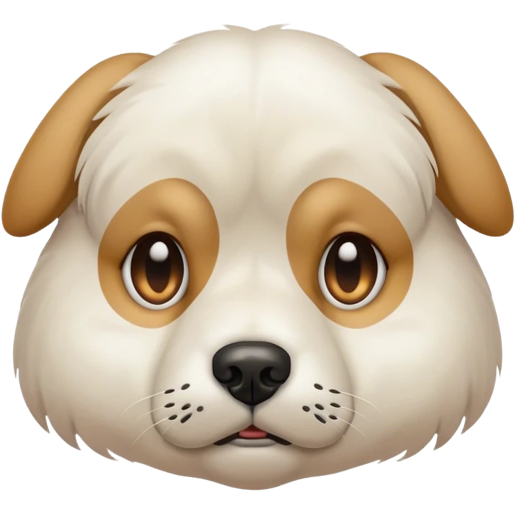 sick dog emoji
