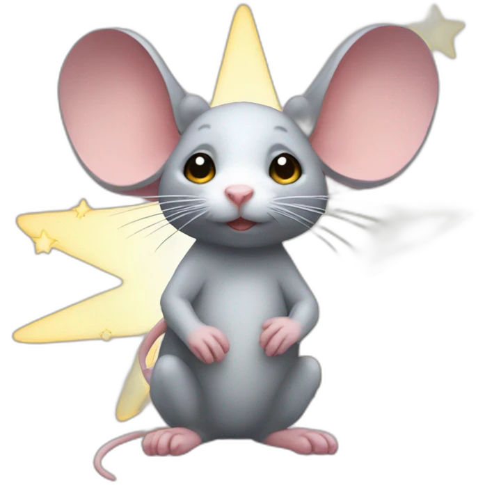 rat angel star emoji