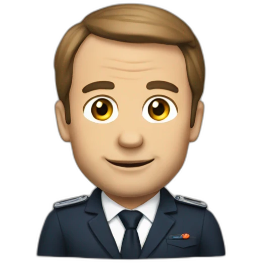 Macron sur tortu emoji