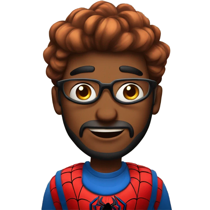 homem aranha com coroa emoji
