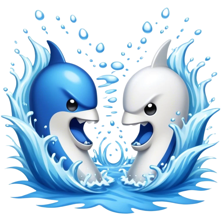 battle of the water  emoji