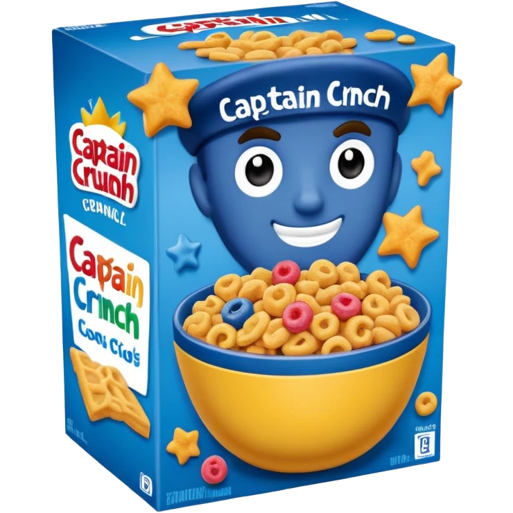 Box of captain crunch cereal  emoji