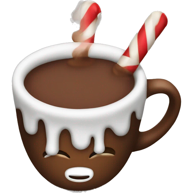 christmas hot chocolate  emoji