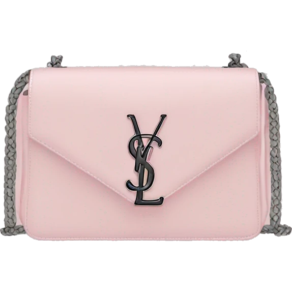 Pastel pink YSL bag emoji