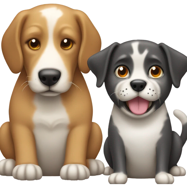 Dog with a cat  emoji