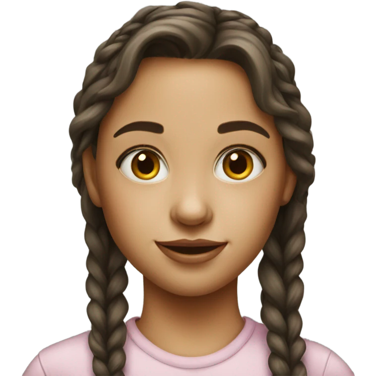 realistic portrait of girl emoji