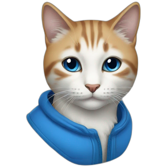 kucing biru emoji