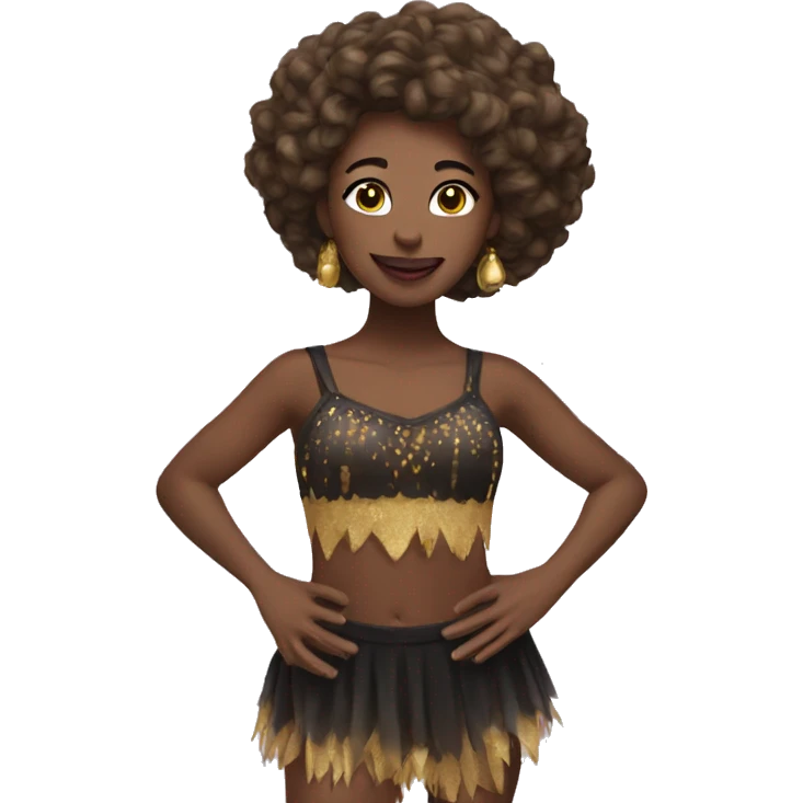 Dancer in a costume  emoji