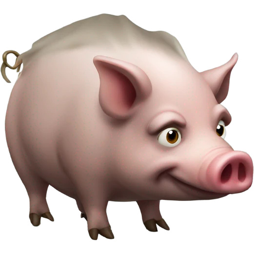 Hog in trap emoji