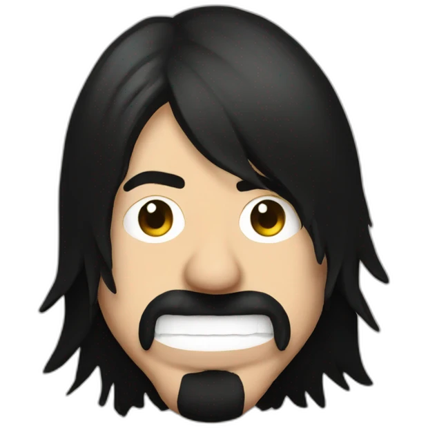 dave grohl rock face emoji
