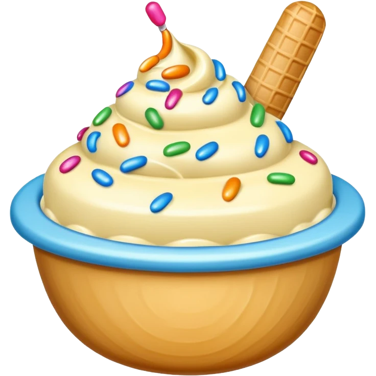 ice cream bowl  emoji